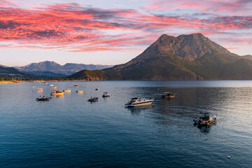 Obraz premium Adrasan coastal view in Antalya Province in Turkey