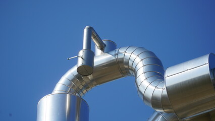 Rohrbrücke, Rohrleitungsbrücke, Fernwärmebrücke, Fernwärme, Fernwärmerohrleitungsbau,...