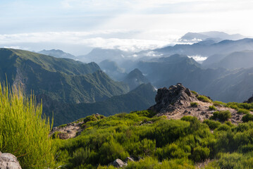 Obraz premium Panorama of Madeira from a height