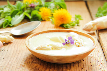 Suppe Spargelsuppe Spargel Spargelcremesuppe