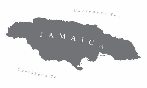 Jamaica region map