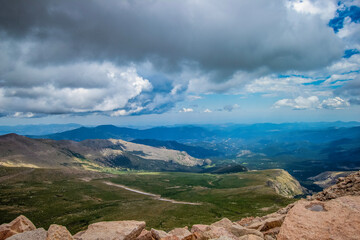 landscape with clouds