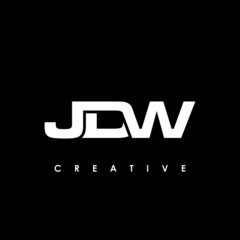 JDW Letter Initial Logo Design Template Vector Illustration