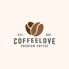 coffee shop logo template vector