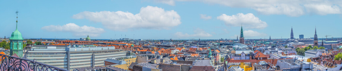 Fototapeta na wymiar panorama copenhagen Region Sjælland (Region Zealand) Denmark