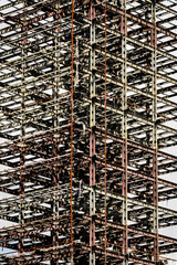 Steel works, steel frame  - construction of high building