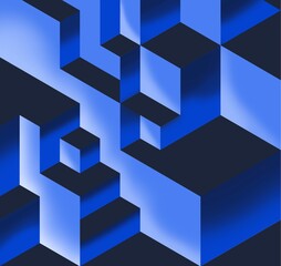 Textura Azul Modular