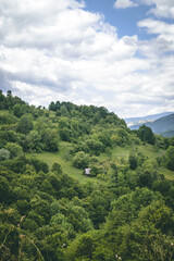 Fototapeta premium The sunken church in Geamana - Romania