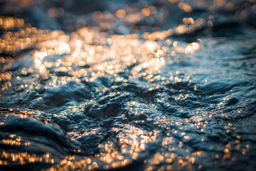 Close up photo of sea