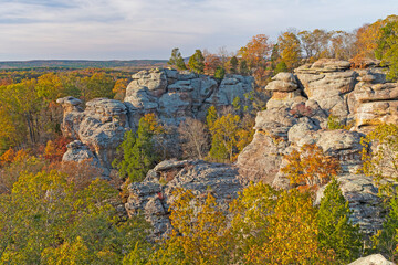 Fall Colors Amongst the Rocks