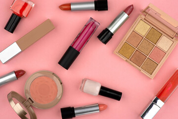 MUA makeup artist tools, brushes set rose gold