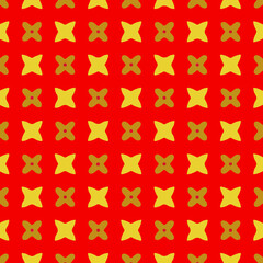 Obraz premium Christmas seamless vector pattern. Great for wrapping paper and wallpaper. Abstract background with repeating patterns .