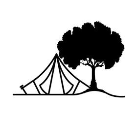 nice tent icon