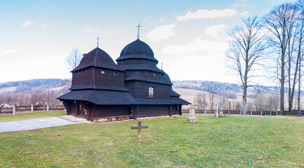 Cerkiew Opieki Matki Bożej w Równi, Bieszczady, Polska / Orthodox church of the Protection of the Mother of God in Równia, Bieszczady, Poland