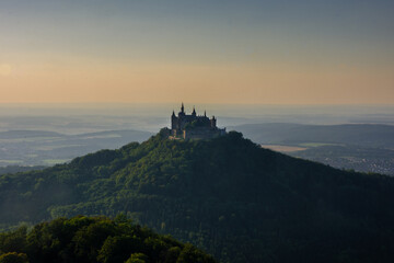 Fototapeta na wymiar The Hohenzollern castle of Germany