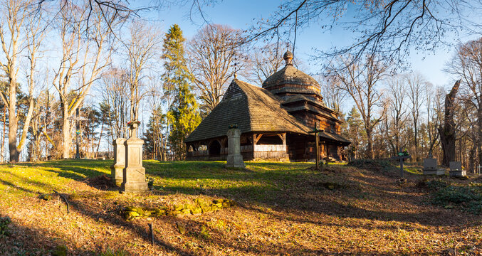 Cerkiew pod wezwaniem Wniebowstąpienia Pańskiego w Uluczu, Bieszczady, Polska / Orthodox church of the Ascension of the Lord in Ulucz, Bieszczady, Poland