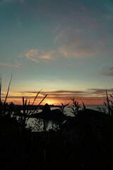 view of the sugar loaf from the viewpoint dona marta in rio de Janeiro at sunrise