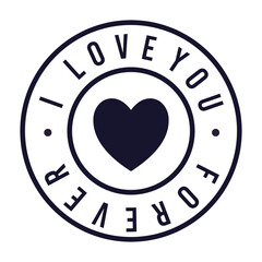 Fototapeta premium love in lettering