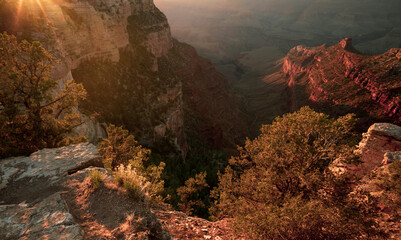 Grand Canyon National Park scenic view. USA traveling.