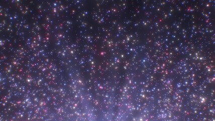 Beautiful Pink Purple Glitter Dust Sparkle Particles Shine Rising Up - Abstract Background Texture