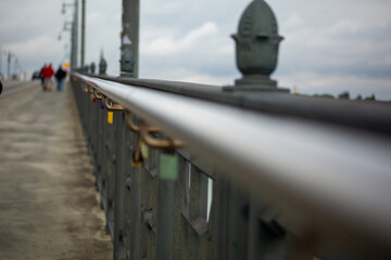 Padlock in a Bridge. Germany
