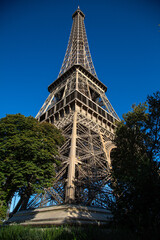 Eiffel Tower in Paris, France.