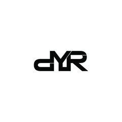 dyr letter original monogram logo design