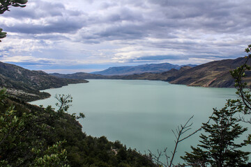 Lake in Torres del Paine, National Park, Chile.