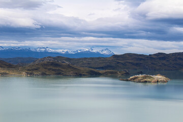 Lake in Torres del Paine, National Park, Chile.
