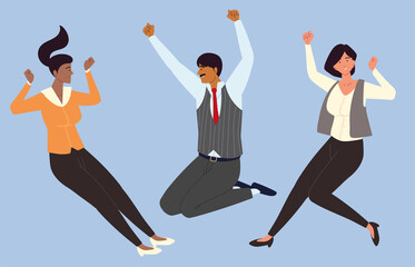 business people enjoyment