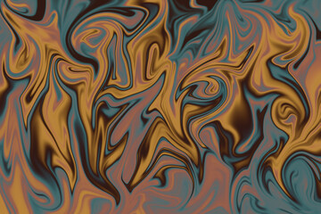 Fototapeta na wymiar An abstract wavy psychedelic background image.