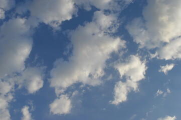 Fototapeta premium Sky and clouds. Sky and clouds tropical panorama. Sky clear beauty atmosphere summer day. Original image 