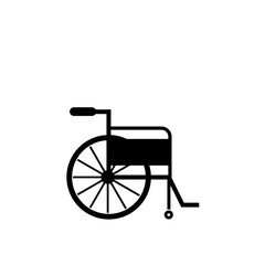 Fototapeta na wymiar Illustration showing the wheelchair