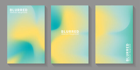 Fototapeta premium set Modern blurred background