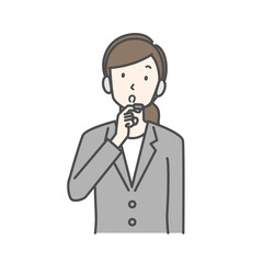 悩んでいるコールセンターの女性オペレーター