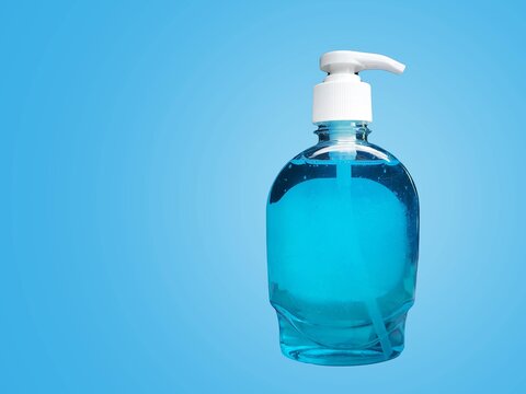 Hand sanitizer isolated