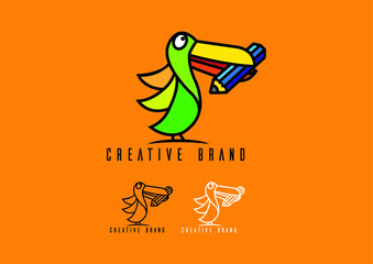 Creative bird logo