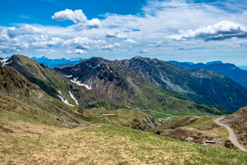 Spring day trekking in the beautiful Carnic Alps, Friuli-Venezia Giulia, Italy