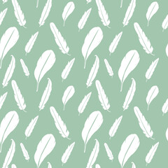 Feathers Seamless Pattern