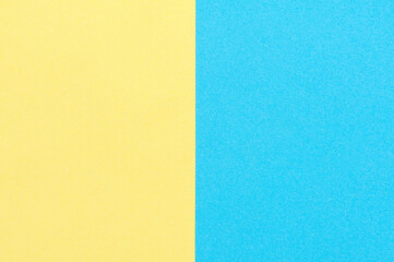Yellow and blue paper background