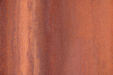 Abstract background of the rusted metal. Grunge old iron panel.