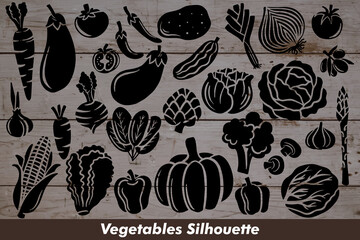Vegetables Silhouette