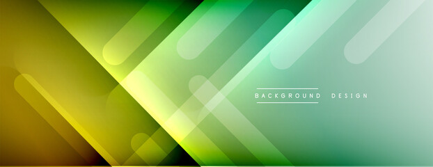 Dynamic lines abstract background. 3D shadow effects and fluid gradients. Modern overlapping forms