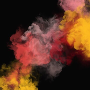 Color Splash background. Background design of smoke paint and.