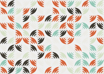 Abstract Geometric Pattern generative computational art illustration