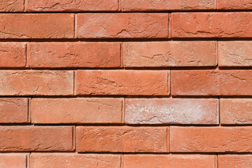 Brick orange wall backround