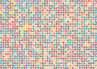 Abstract Geometric Pattern generative computational art illustration