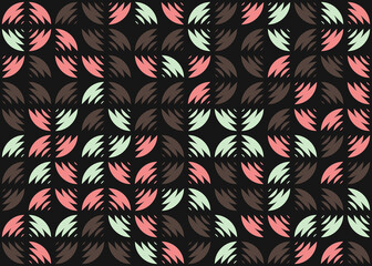 Abstract Geometric Pattern generative computational art illustration