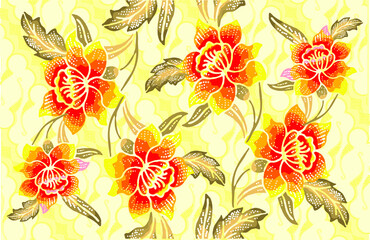 Indonesian batik motifs with very distinctive patterns. exclusive backgrounds. Vector Eps 10