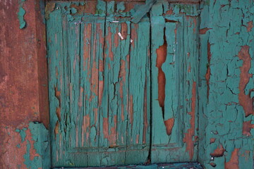 old painted wood